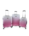 JUICY COUTURE PRINTED 3-PC. HARDSIDE LUGGAGE SET