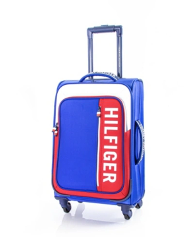 Tommy Hilfiger Winston 21" Carry-on Spinner In Royal Blue