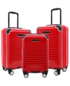 FRENCH CONNECTION 3-PC. RINGSIDE EXPANDABLE HARDSIDE LUGGAGE SET