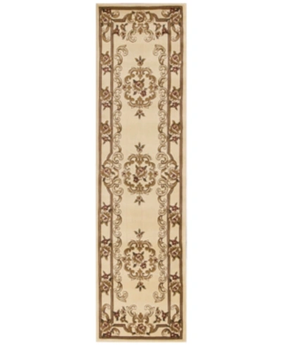 Kas Corinthian 5311 Ivory Aubusson 2'2" X 7'11" Runner Rug