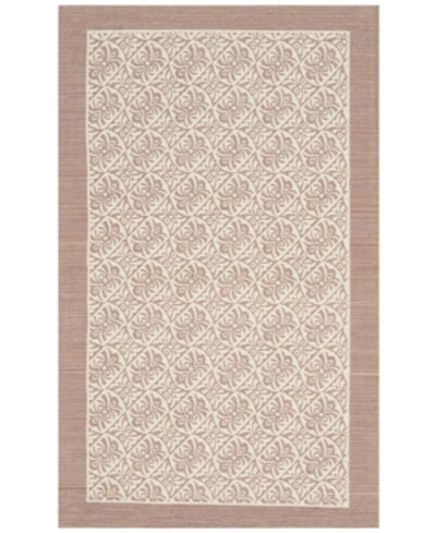 Nourison Framework Geometric 24.96" X 12.84" Accent Rug Bedding In Taupe
