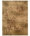 Nourison Closeout!  Home Area Rug, Somerset Collection St74 Latte Blossom 3'6" X 5'6"