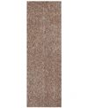 Kas Bliss Heather Shag 2'3" X 7'6" Runner Rug In Beige