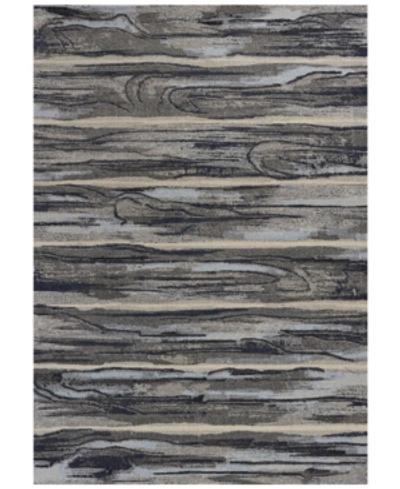 Kas Illusions Landscape 6210 Gray 6'7" X 9'6" Area Rug In 6210 Grey