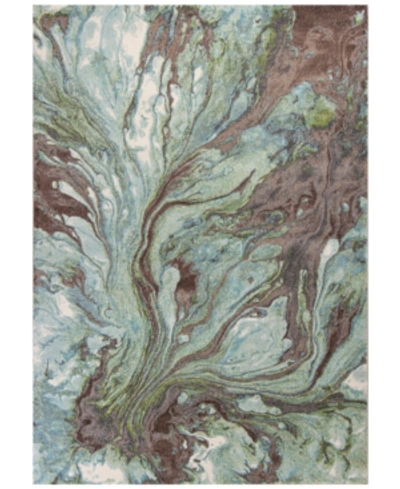 Kas Illusions Watercolors 3'3" X 4'11" Area Rug In 6203 Seafoam