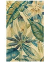Kas Sparta Nassau 3154 Ivory/teal 5'3" X 8'3" Area Rug In 3154 Ivory/teal