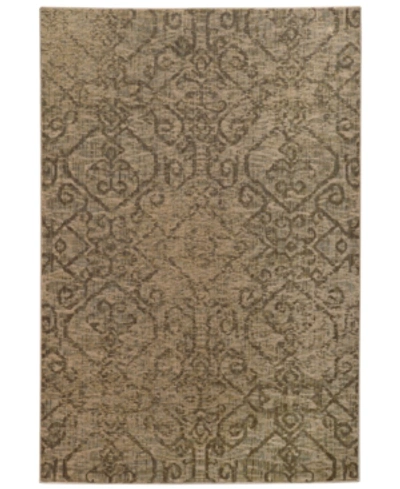 Oriental Weavers Heritage 2162j Beige/gray 3'10" X 5'5" Area Rug In Beige/grey