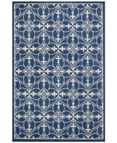 Kas Lucia Bentley 5'3" X 7'7" Indoor/outdoor Area Rug In 2755 Denim