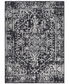 Surya Harput Hap-1087 Black 5'3" X 7'3" Area Rug In Black