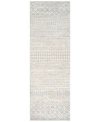 Surya Elaziz Elz-2308 Light Gray 2'7" X 7'6" Runner Area Rug In Light Gray