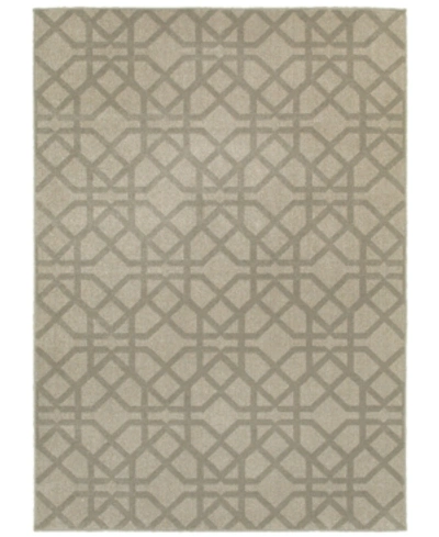 Oriental Weavers Highlands 6638e Gray/beige 3'10" X 5'5" Area Rug In Grey/beige
