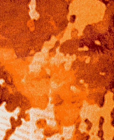 Surya Closeout!  Aberdine Abe-8025 Bright Orange 18" Square Swatch