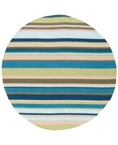 Surya Closeout!  Rain Rai-1208 Lime 8' Round Area Rug, Indoor/outdoor