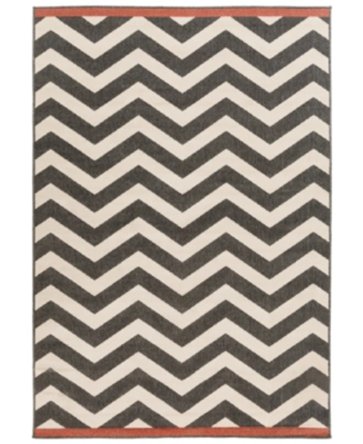 Surya Closeout! Livabliss Alfresco Alf-9646 Black 5'3" X 7'6" Area Rug, Indoor/outdoor
