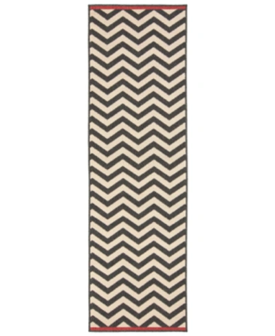 Surya Closeout! Livabliss Alfresco Alf-9646 Black 2'3" X 11'9" Runner Area Rug, Indoor/outdoor