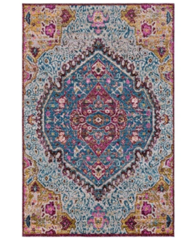 Surya Closeout! Livabliss Anika Ani-1015 Aqua 5'3" X 7'3" Area Rug In Blue