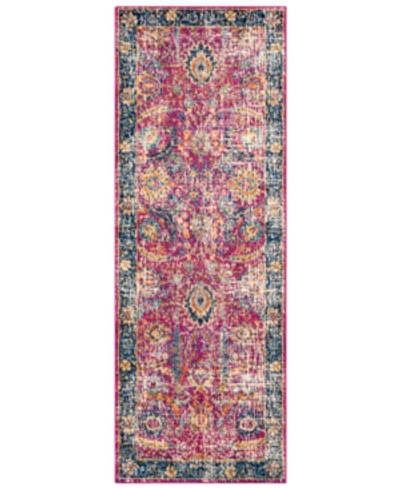 Surya Harput Hap-1013 Garnet 2'7" X 7'3" Area Rug In Pink