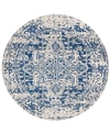 Surya Harput Hap-1021 Dark Blue 7'10" Round Area Rug In Blue