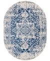 Surya Harput Hap-1021 Dark Blue 6'7" X 9' Oval Area Rug In Blue