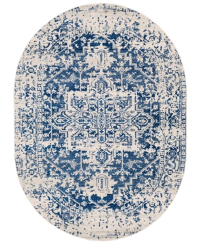 Surya Harput Hap-1021 Dark Blue 6'7" X 9' Oval Area Rug