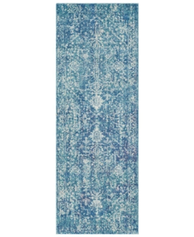 Surya Harput Hap-1023 Teal 2'7" X 7'3" Area Rug In Blue