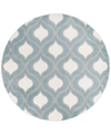 SURYA CLOSEOUT! SURYA HORIZON HRZ-1036 DENIM 7'10" ROUND AREA RUG