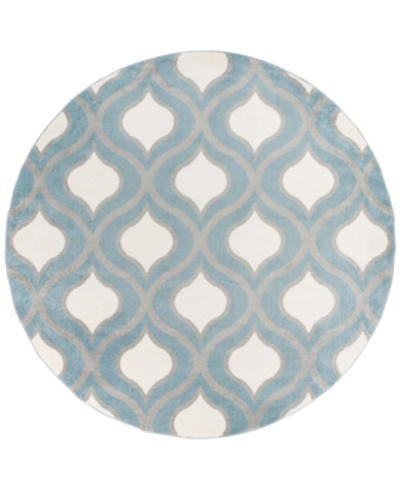 Surya Closeout!  Horizon Hrz-1036 Denim 7'10" Round Area Rug In Blue