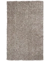 Kas Bliss Heather Shag 7'6" X 9'6" Area Rug In Beige