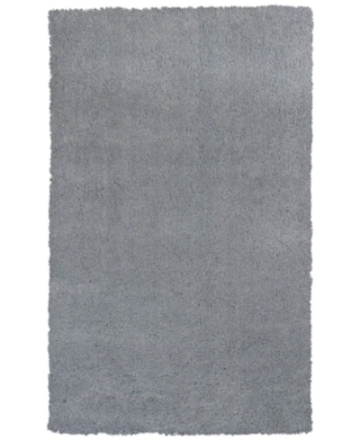 Kas Bliss Shag 5' X 7' Area Rug In Grey