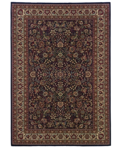 ORIENTAL WEAVERS ARIANA 113B SAROUK NAVY AREA RUG 6'7" X 9'6"
