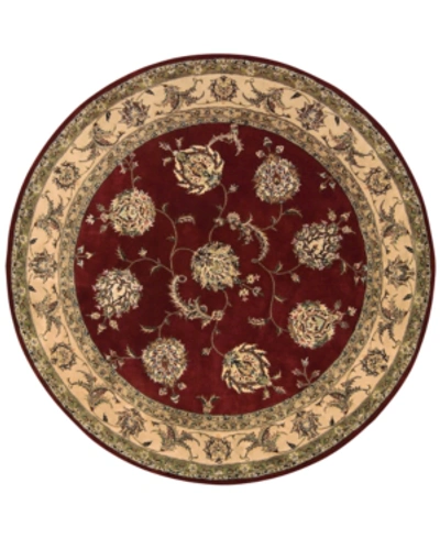 Nourison Wool And Silk 2000 2022 Lacquer 4' Round Rug