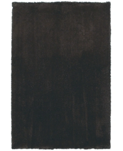 Kas Bliss Shag 7'6" X 9'6" Area Rug In Espresso