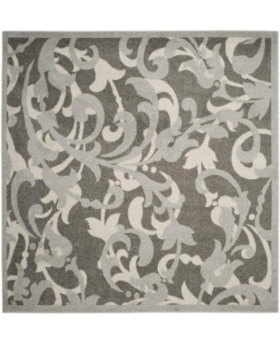 Safavieh Amherst Amt428 Gray And Light Gray 7' X 7' Square Area Rug