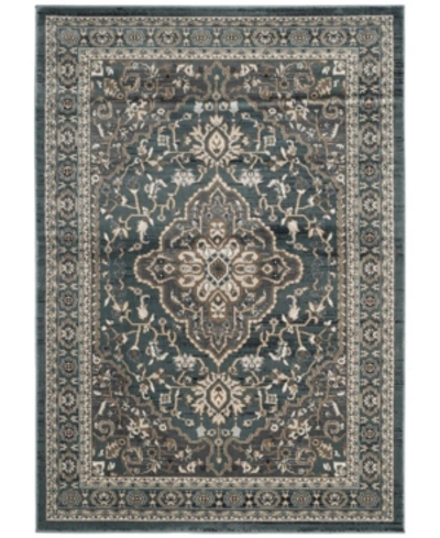 Safavieh Lyndhurst Lnh338 Teal And Gray 5'3" X 7'6" Area Rug In Blue Group