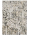 Surya Quatro Qua-2300 Medium Gray 5'3" X 7'3" Area Rug In Medium Gray