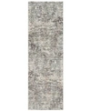Surya Presidential Pdt-2304 Medium Gray 3'3" X 10' Runner Area Rug In Medium Gray