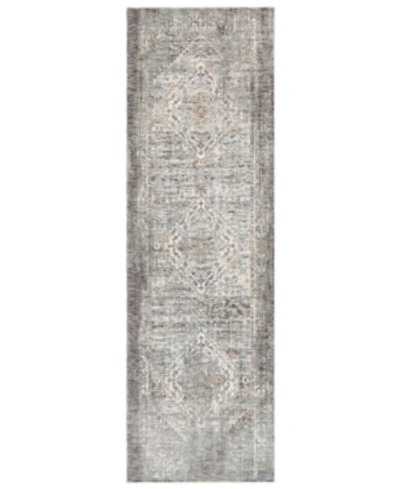 SURYA PRESIDENTIAL PDT-2311 MEDIUM GRAY 3'3" X 10' RUNNER AREA RUG