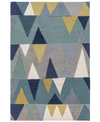 Surya Kennedy Kdy-3012 Bright Blue 5' X 7'6" Area Rug In Bright Blue