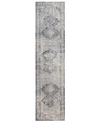 Surya Liverpool Lvp-2301 Charcoal 2'7" X 10'3" Runner Area Rug In Charcoal