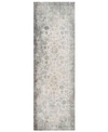 Surya Presidential Pdt-2310 Medium Gray 3'3" X 10' Runner Area Rug In Medium Gray