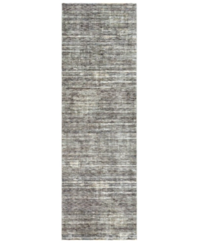 Surya Presidential Pdt-2309 Medium Gray 3'3" X 10' Runner Area Rug