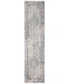 Surya Liverpool Lvp-2304 Charcoal 2'7" X 10'3" Runner Area Rug In Charcoal