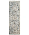 Surya Presidential Pdt-2300 Pale Blue 3'3" X 8' Runner Area Rug In Pale Blue