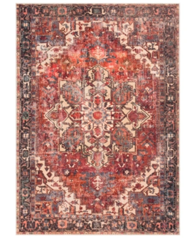 Surya Amelie Aml-2308 Rust Machine-washable 5'3" X 7'3" Area Rug