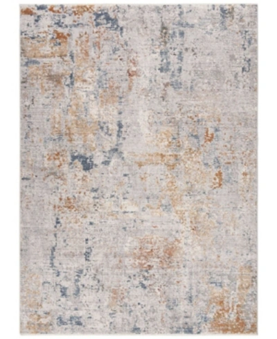 Safavieh Winston Wnt352 Grey And Blue 2'2" X 8' Runner Area Rug In Gray