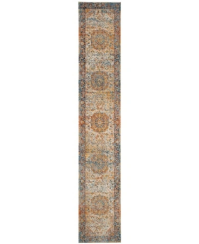 Safavieh Vintage Persian Vtp435 Blue And Multi 2'2" X 8' Runner Area Rug