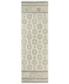 Oriental Weavers Craft 93002 Ash/sand 2'6" X 8' Runner Area Rug In Ash/sand