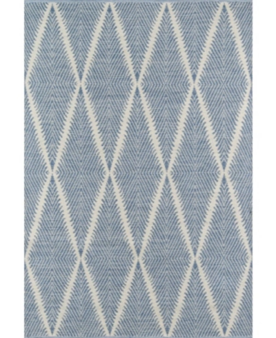 Erin Gates River Riv-1 Machine-washable Beacon Citron 3'6" X 5'6" Area Rug In Denim