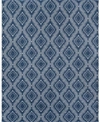 Erin Gates Easton Eas-1 Machine-washable Pleasant Navy 5' X 7'6" Area Rug In Navy