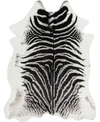 Erin Gates Acadia Aca-1 Zebra 5'3" X 7'10" Area Rug In Black